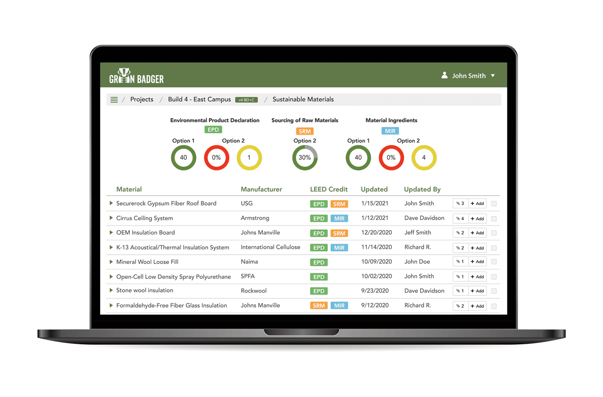 Green-Badger-LEED-Documentation-Platform