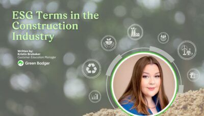 ESG Terminology in the Construction Industry - Green Badger